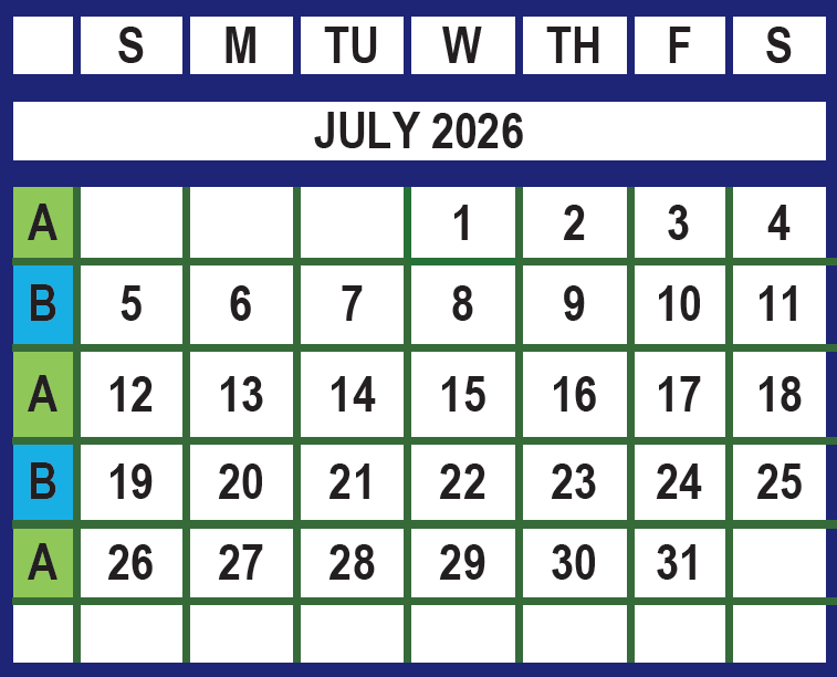 JULY 2026 TRASH AND RECYCLING CALENDAR FOR NORTHBOROUGH