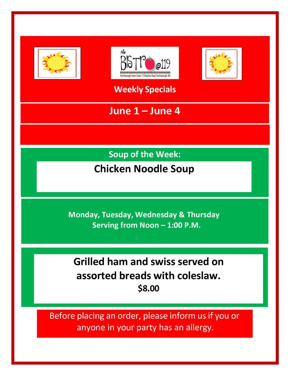 weekly special