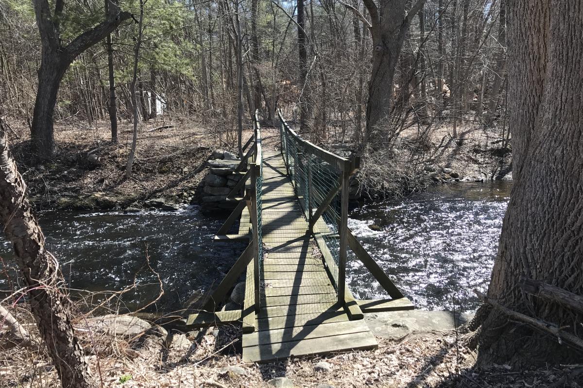 River Bridge at the Tyler Flood Control Facility on Hudson Street
